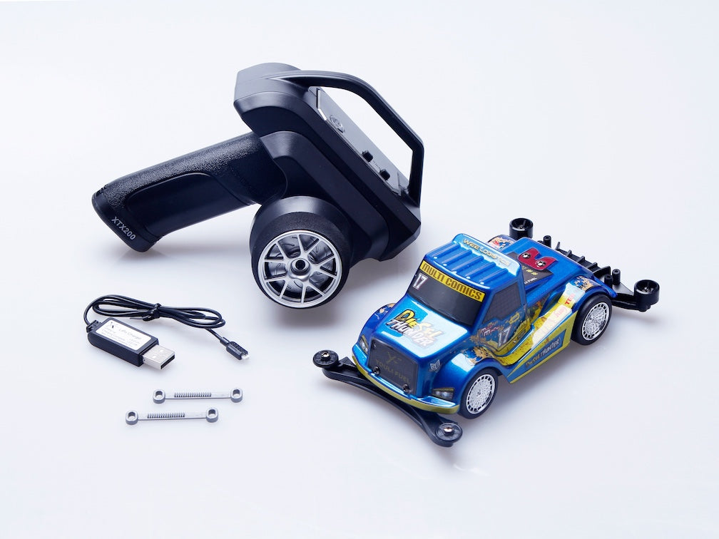 XC324-004DT 1/32 XC324 Diesel Thunder RTR (Blue Metallic) – XOTIK
